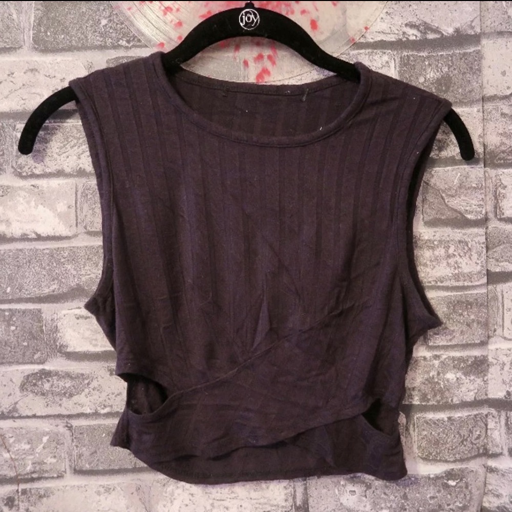 Urban Outfitters Black Crop Top